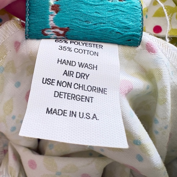 Anvy Kids one piece outfit; ruffles, ribbon bow, buttons; size 3T; NWT - Picture 8 of 8